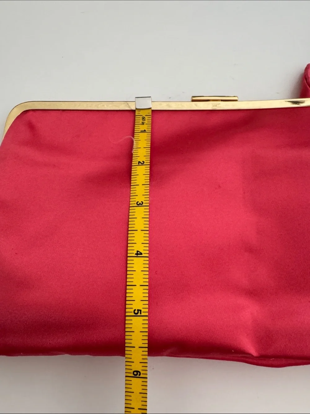 100% silk J.Crew pink w/ gold tone snap bow clutch handbag purse new with tag